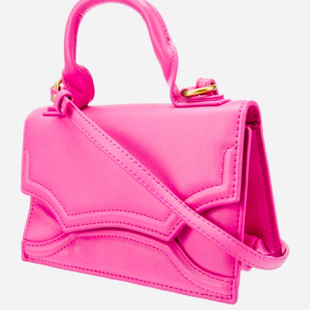 Leather Pink Crossbody Bag (LIKE NEW)